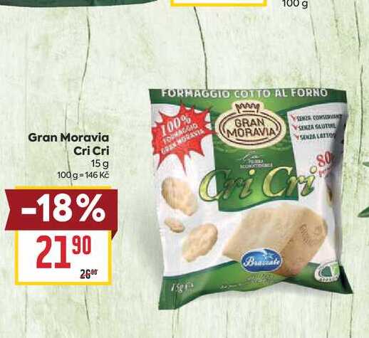 Gran Moravia Cri Cri 15 g