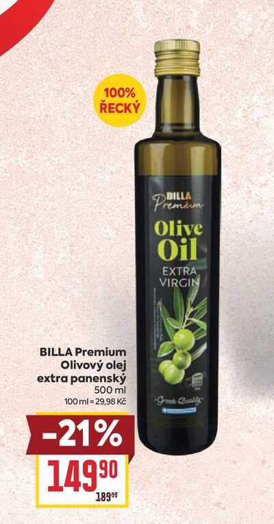 BILLA Premium Olivový olej extra panenský 500 ml