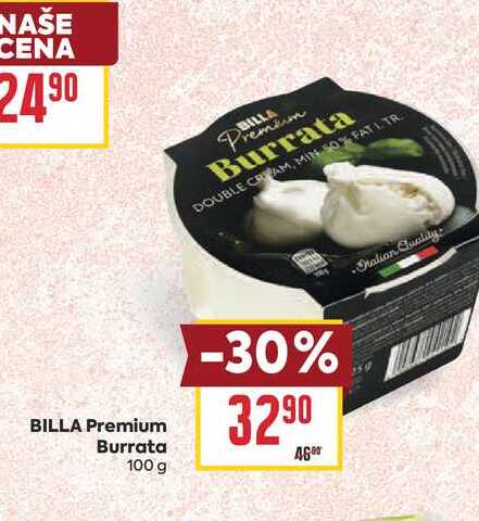 BILLA Premium Burrata 100 g