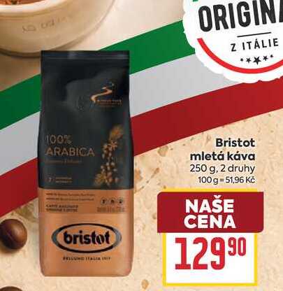 Bristot mletá káva 250 g 