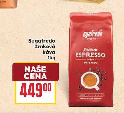 Segafredo Zrnková Κάνα 1kg  