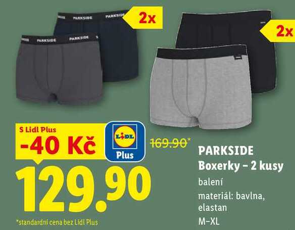 PARKSIDE Boxerky - 2 kusy 