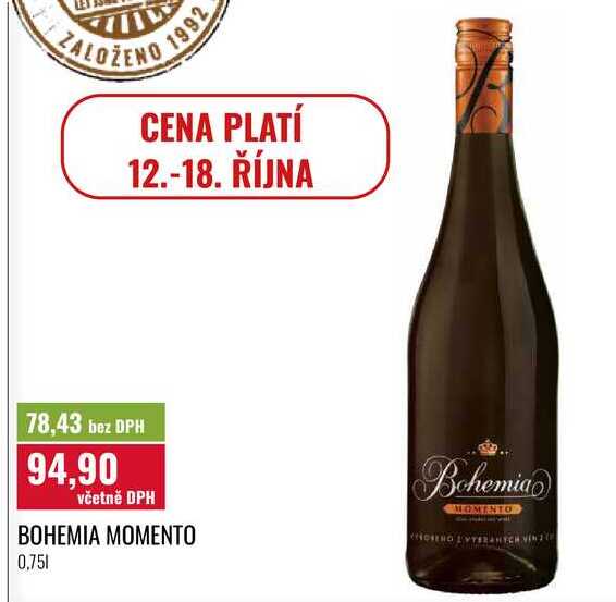 BOHEMIA MOMENTO, 0,751