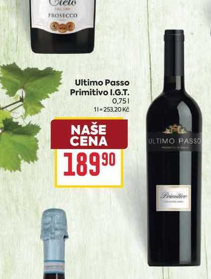 Ultimo Passo Primitivo I.G.T. 0,75l