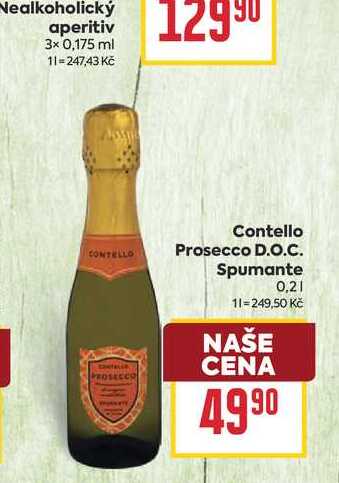 Contello Prosecco D.O.C. Spumante 0,2l