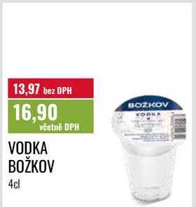 VODKA BOŽKOV,4 cl 