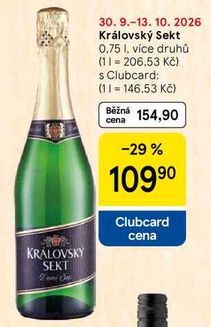 Královský Sekt, 0.75 l