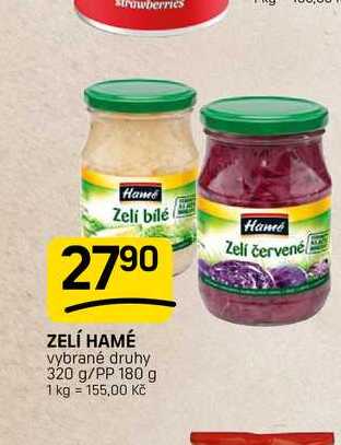 ZELÍ HAMÉ vybrané druhy 320 g/PP 180 g