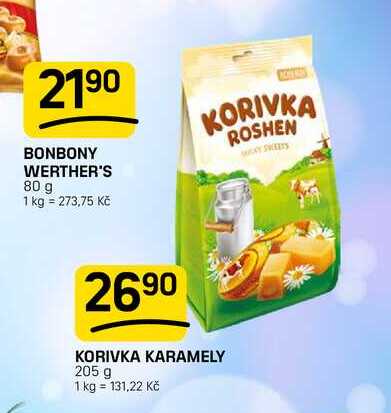 KORIVKA KARAMELY 205 g