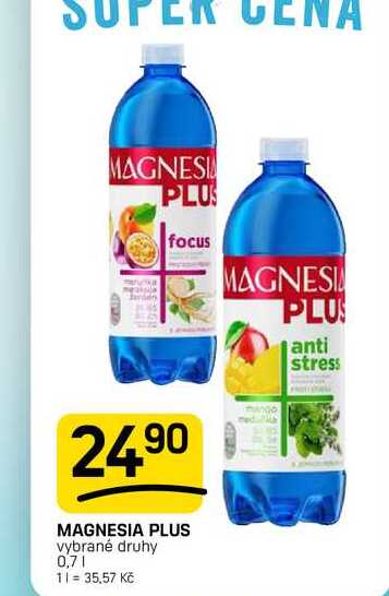 MAGNESIA PLUS vybrané druhy 0,7l