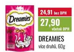 DREAMIES, více druhů, 60g