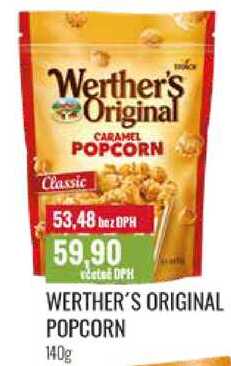 WERTHER'S ORIGINAL POPCORN 140g