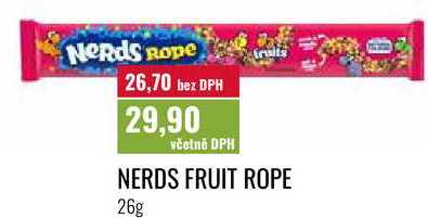 NERDS FRUIT ROPE 26g
