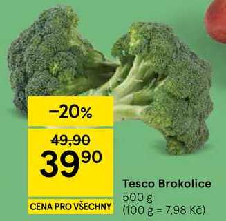 Tesco Brokolice, 500 g