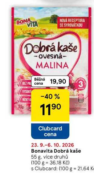 Bonavita Dobrá kaše, 55 g, více druhů
