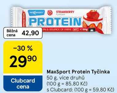 MaxSport Protein Tyčinka, 50 g, více druhů