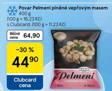 Povar Pelmeni plněné vepřovým masem, 400 g
