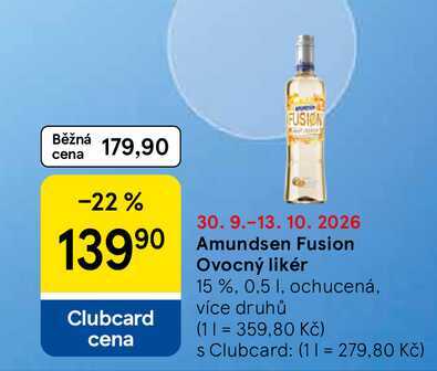 Amundsen Fusion Ovocný likér 15 %, 0.5 l
