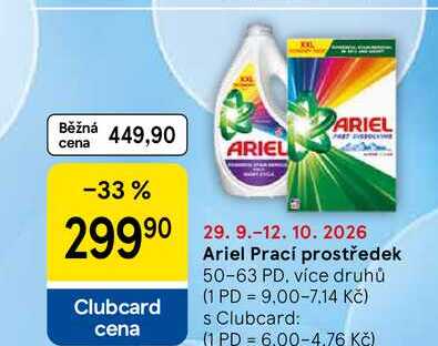 Ariel Prací prostředek, 50-63 PD 