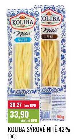 KOLIBA SÝROVÉ NITĚ 42% 100g