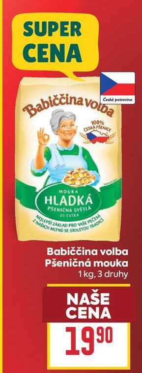 Babiččina volba Pšeničná mouka 1 kg