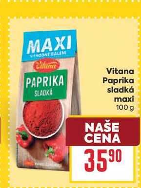 Vitana Paprika sladká maxi 100 g