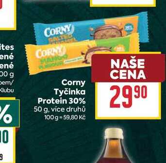 CORNY Tyčinka Protein 30% 50 g