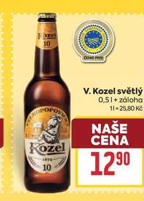 V. Kozel světlý 0,5l