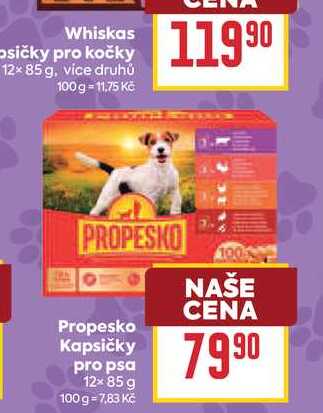 Propesko kapsičky pro psa 12 x 85g