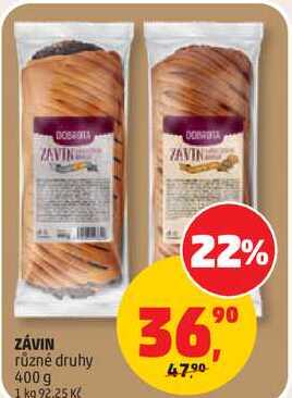 ZÁVIN různé druhy, 400 g