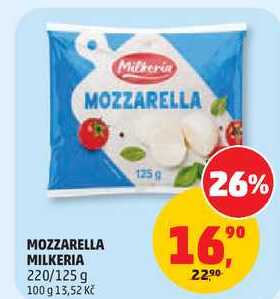 MOZZARELLA MILKERIA, 220/125 g