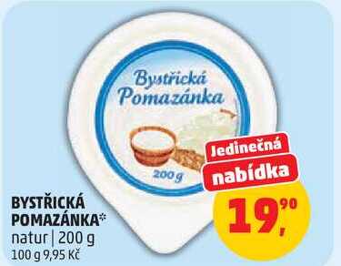 BYSTŘICKÁ POMAZÁNKA natur, 200 g