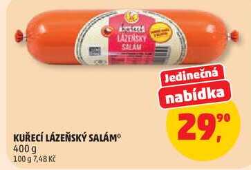 KUŘECÍ LÁZEŇSKÝ SALÁM, 400 g