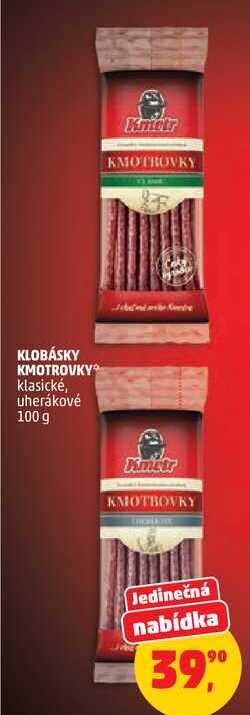 KLOBÁSKY klasické, uherákové, 100 g