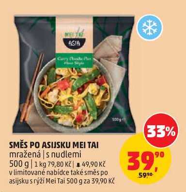 SMĚS PO ASIJSKU MEI TAI mražená s nudlemi, 500 g