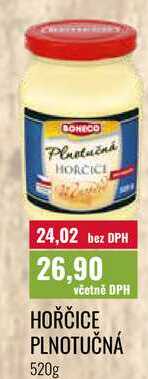 HOŘČICE PLNOTUČNÁ 520g 