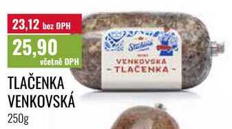 TLAČENKA VENKOVSKÁ 250g