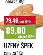 UZENÝ ŠPEK cena za 1Kg
