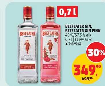 BEEFEATER GIN PINK 40%/37,5% alk., 0,7 l