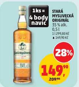 STARÁ MYSLIVECKÁ navíc 35% alk., 0,5 l