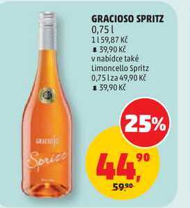 GRACIOSO SPRITZ, 0,75 l