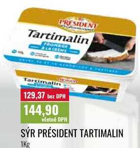 SÝR PRÉSIDENT TARTIMALIN 1Kg