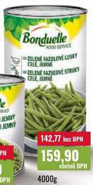 Bonduelle ZELENE FAZOLOVE LUSKY 4000g