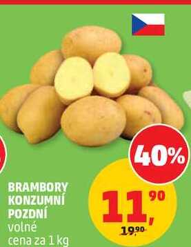 BRAMBORY KONZUMNÍ POZDNÍ, 1 kg
