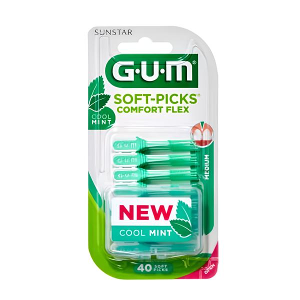 GUM Mezizubní kartáčky Soft-Picks Comfort Flex Mint Regular 0.8mm
