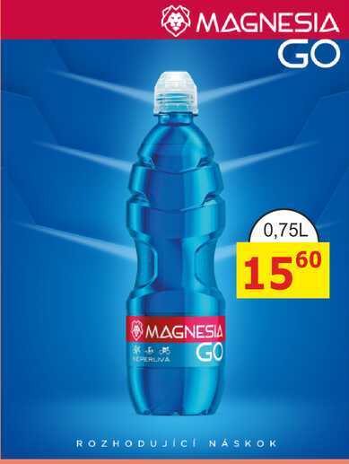 Magnesia Go přírodní minerální voda neperlivá 0,7l