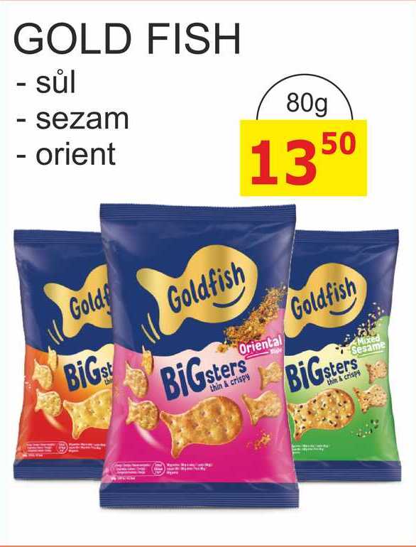 GOLD FISH - sůl 80g