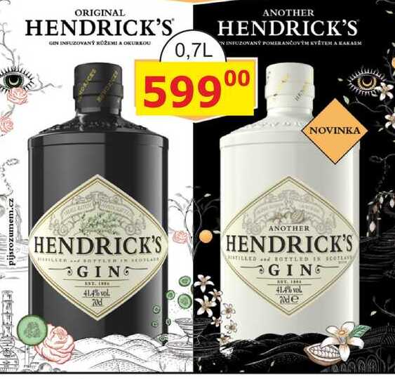 HENDRICK'S gin 0,7L