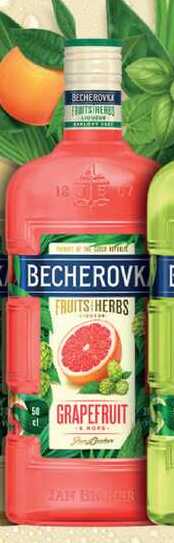 BECHEROVKA FRUITS HERBS GRAPEFRUIT 0,7L