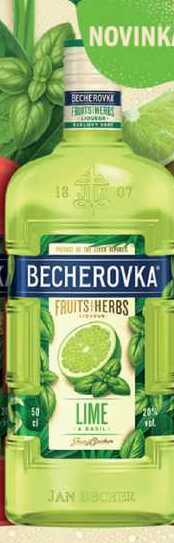 BECHEROVKA FRUITS HERBS LIME 0,7L